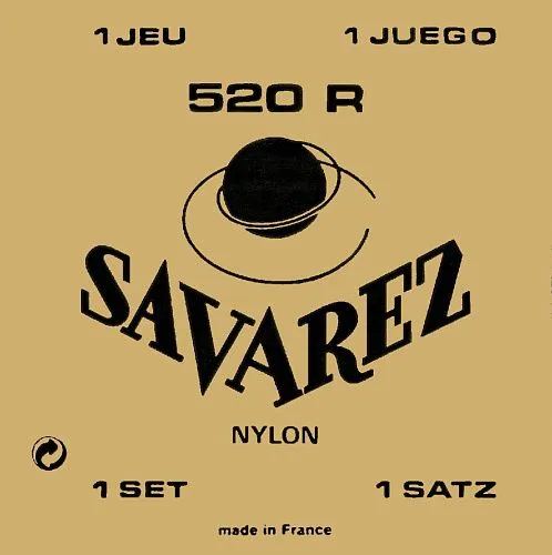 Savarez 520R Carte Rouge Комплект струн для классической гитары.
