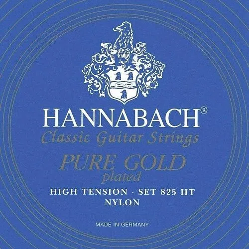 Hannabach 825HT Blue Pure Gold Струны для классической гитары.